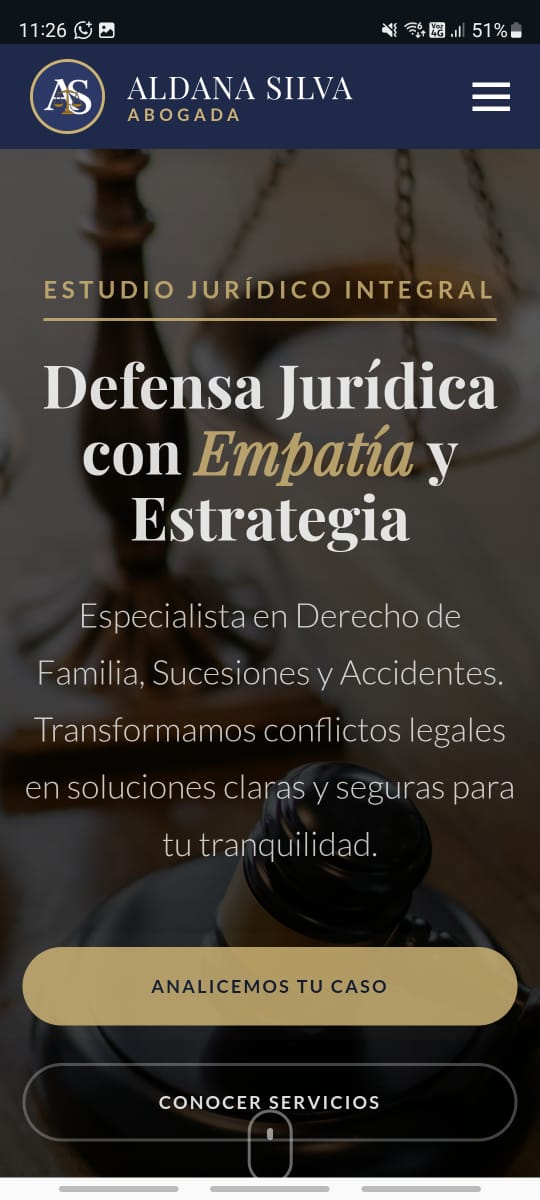Abogada Aldana Silva Mobile