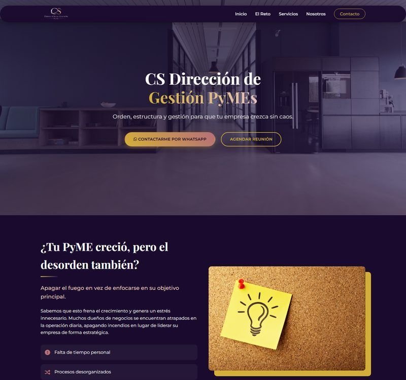 CS Gestión Pymes Web