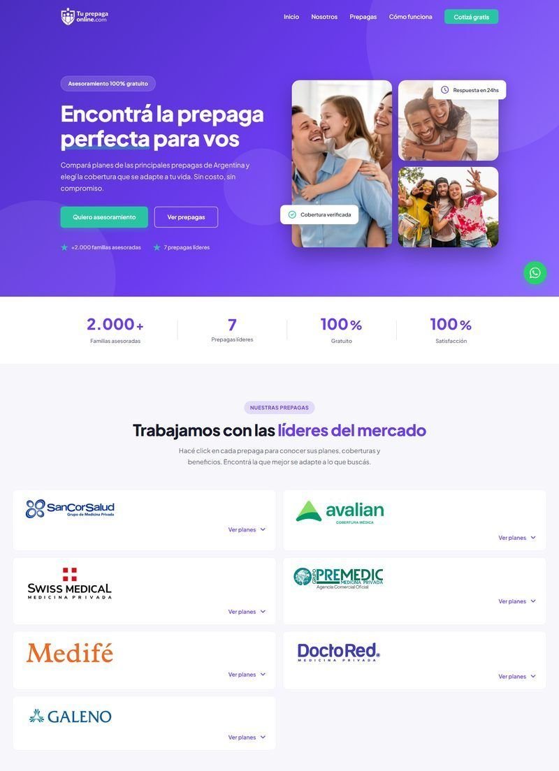 Prepaga Online Web